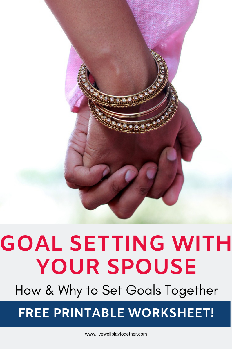 Setting Goals With Your Spouse + Printable Worksheet - Live Well Play ...