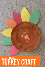 Paper Plate Turkey Craft for Kids + Free Turkey Template - Live Well ...