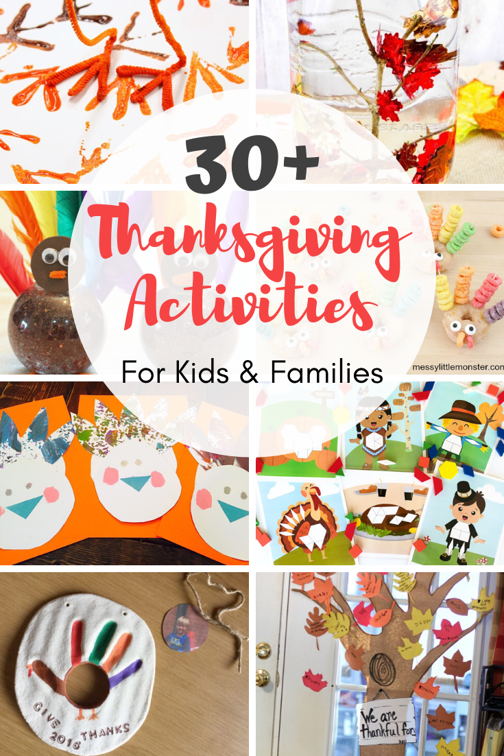 30+ Of The Best Thanksgiving Activities For Kids - Live Well Play Together