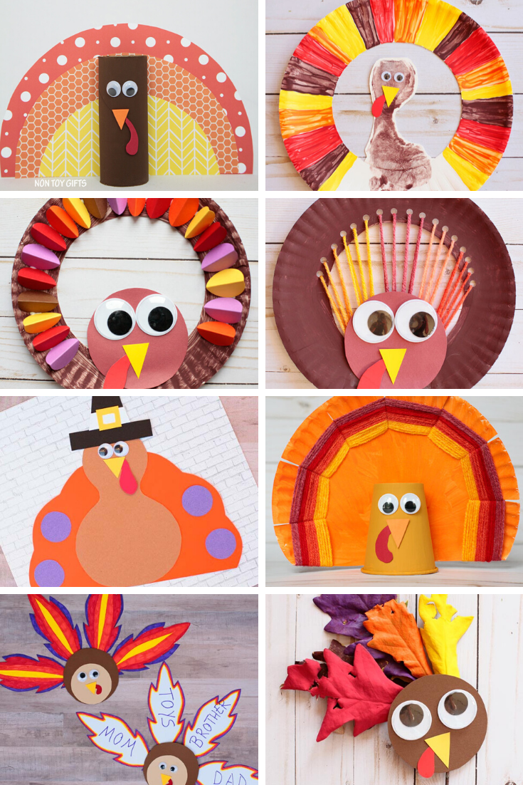 40 Thanksgiving Turkey Crafts for Kids - Live Well Play Together