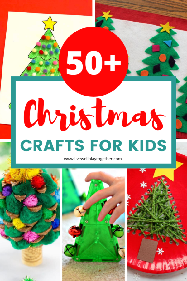20 Christmas Crafts for Toddlers & Preschoolers - Live Well Play Together