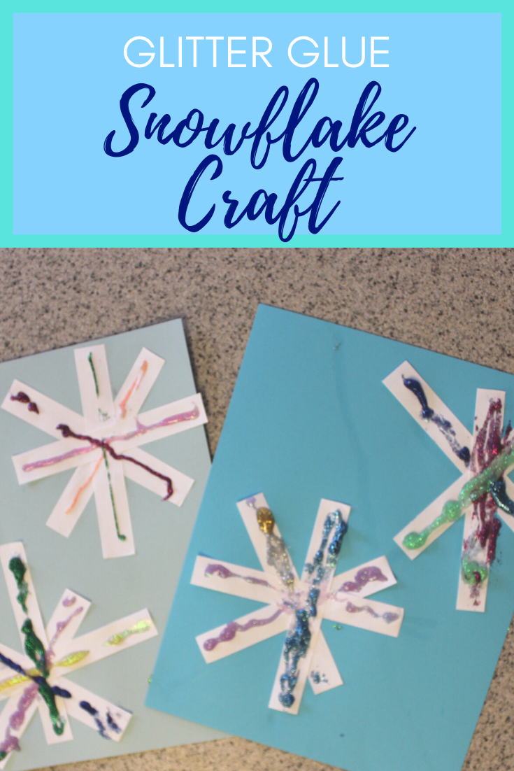 Glitter Glue Snowflakes: A Fun Winter Craft - Live Well Play Together