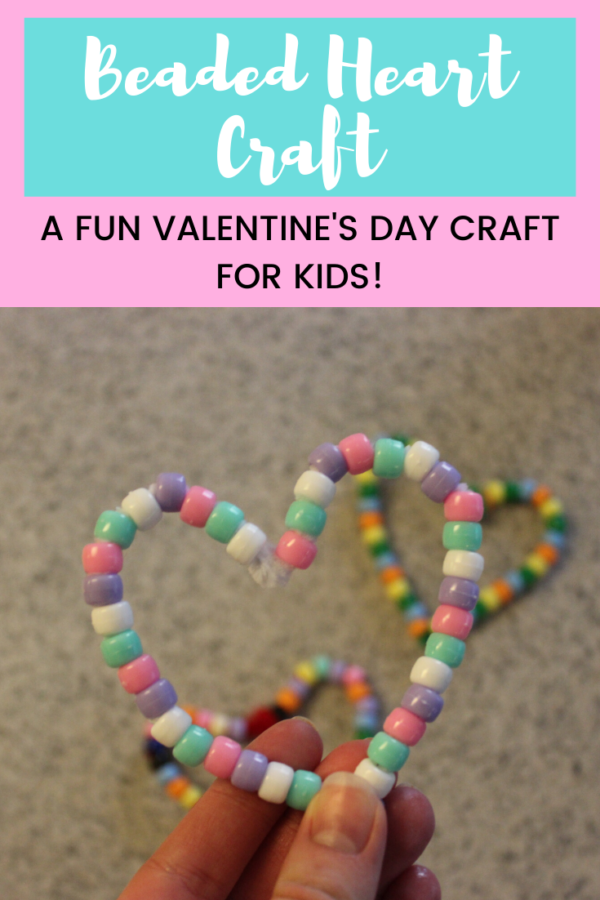 Beaded Heart Craft for Valentine's Day - Live Well Play Together