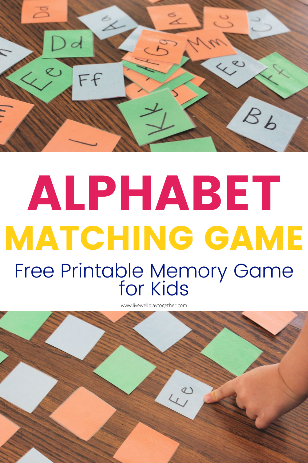 Alphabet Game For Preschoolers: ABC Memory Match-Up - Live Well Play ...