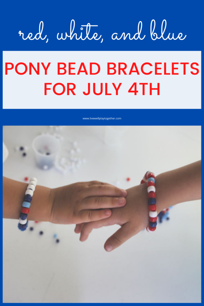 Kids Crafts - Beaded Stretch Bracelets Tutorial