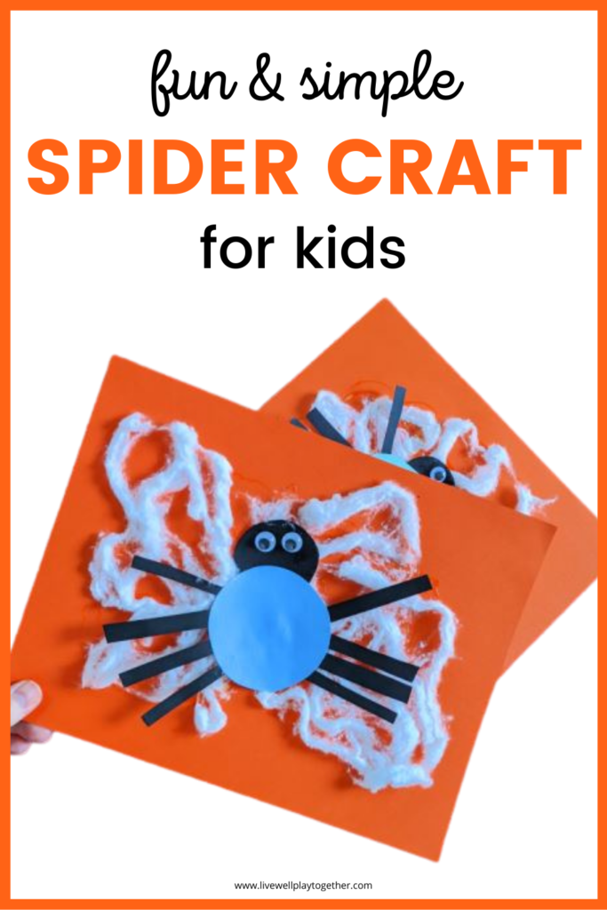 These Easy Halloween Crafts Kids Can Make include Cotton Ball