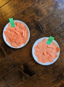 Paper Plate Pumpkin Craft for Fall - Live Well Play Together