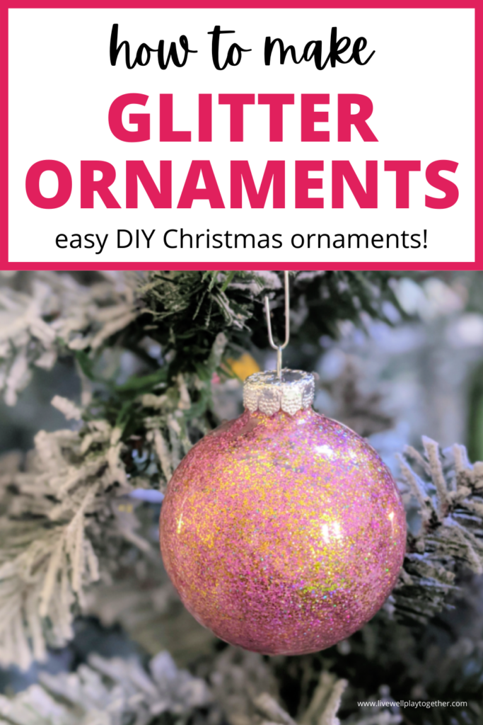 Christmas Crafts for Kids: Glitter Ornaments