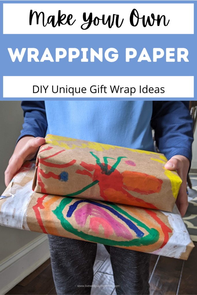 How To Make Your Own Wrapping Paper With Children