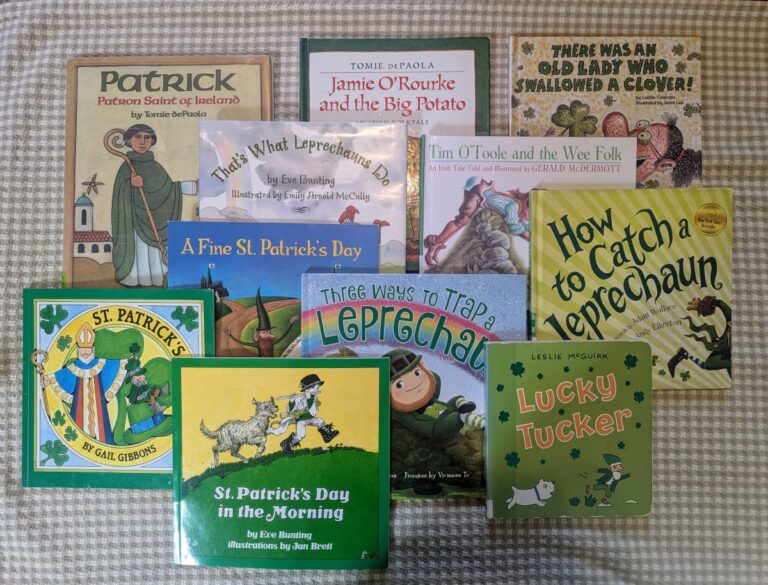 St. Patrick's Day books for children collection and reading list